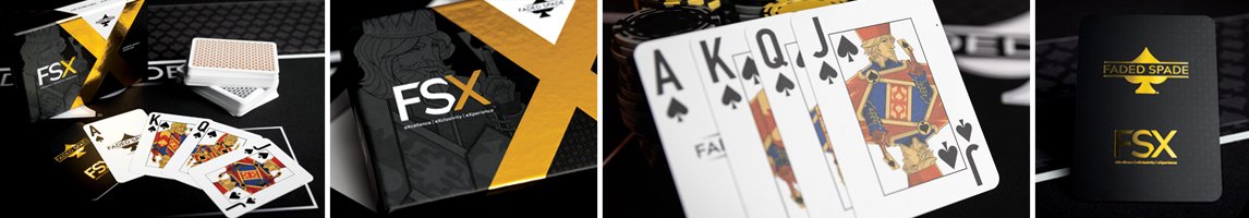 Faded Spade | 100% Plastic Poker and Casino Paper Playing Cards